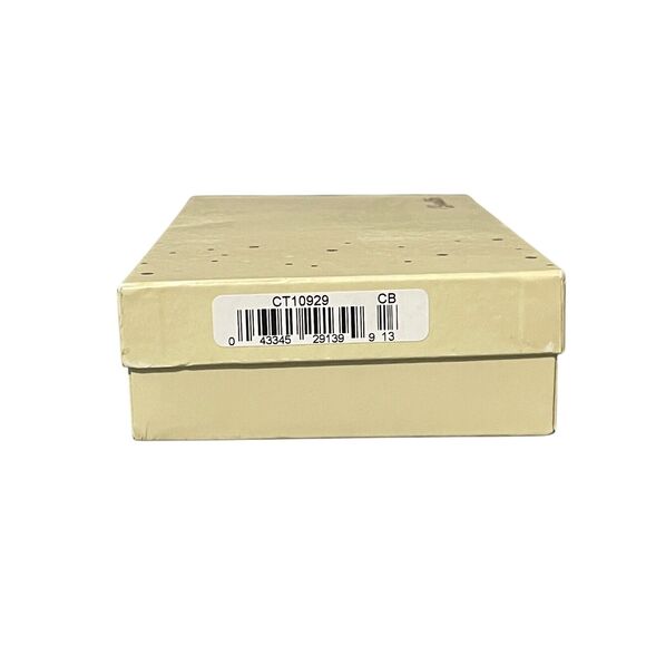 Buxton Bifold Wallet Brown Leather White Stitch Detail Credit Card New In Box - Picture 9 of 10